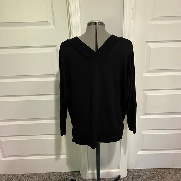 Loft lounge black dolman sleeve top - Picture 6 of 6